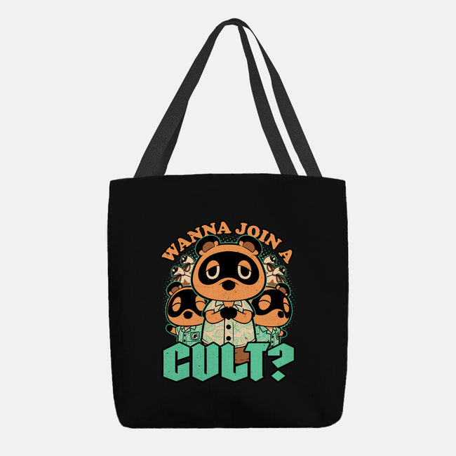 Raccoon Island Cult-None-Basic Tote-Bag-Studio Mootant