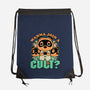 Raccoon Island Cult-None-Drawstring-Bag-Studio Mootant