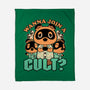 Raccoon Island Cult-None-Fleece-Blanket-Studio Mootant
