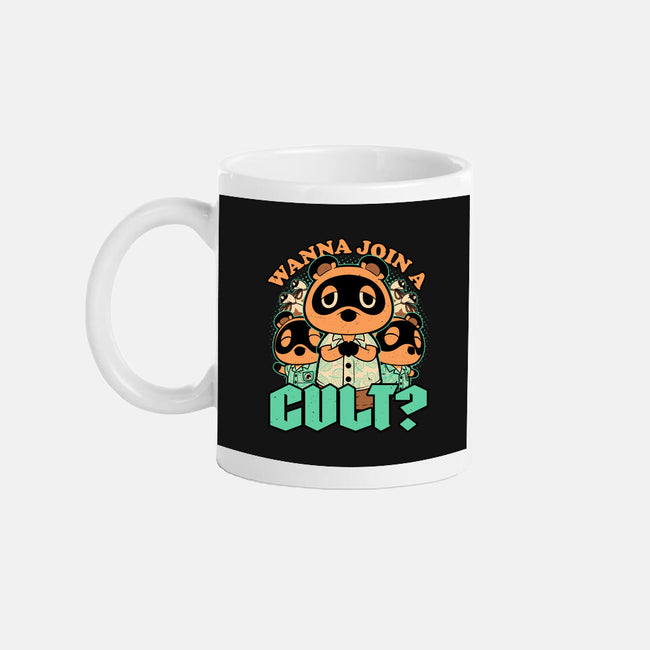 Raccoon Island Cult-None-Mug-Drinkware-Studio Mootant
