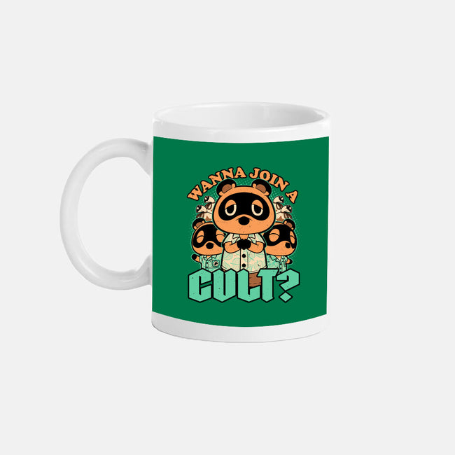 Raccoon Island Cult-None-Mug-Drinkware-Studio Mootant