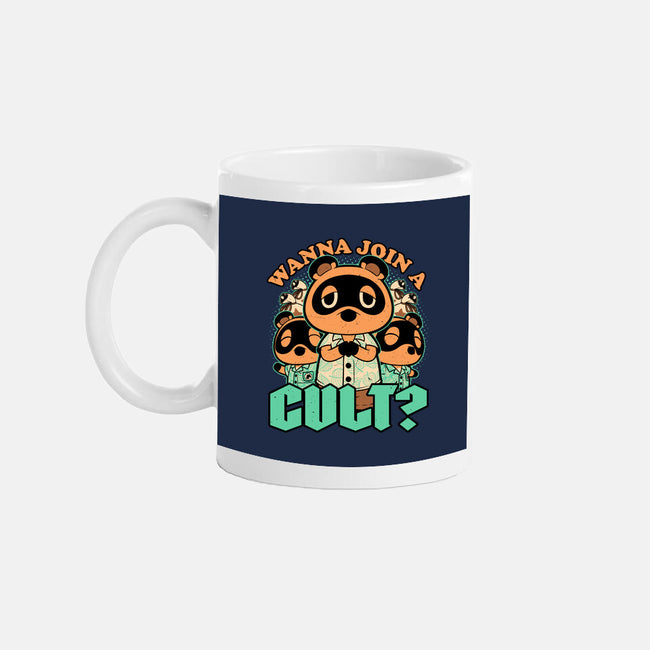 Raccoon Island Cult-None-Mug-Drinkware-Studio Mootant
