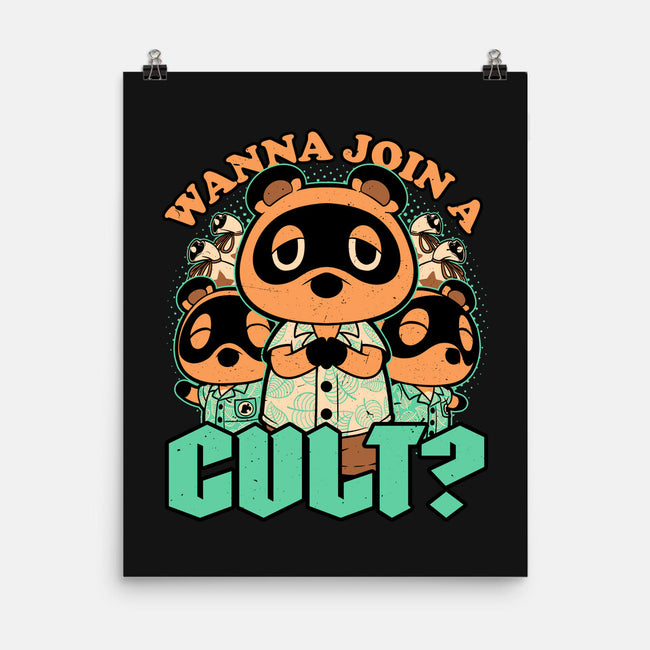 Raccoon Island Cult-None-Matte-Poster-Studio Mootant