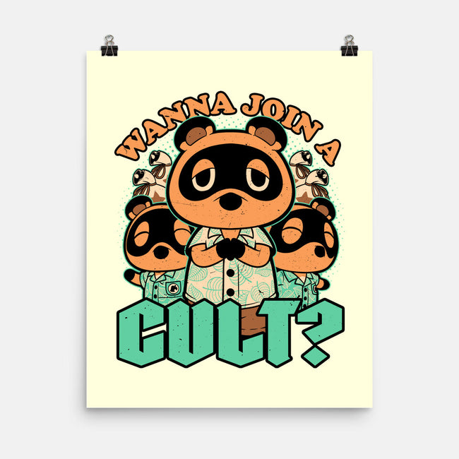 Raccoon Island Cult-None-Matte-Poster-Studio Mootant