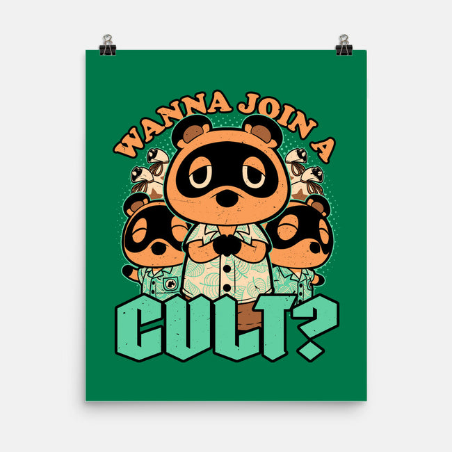 Raccoon Island Cult-None-Matte-Poster-Studio Mootant