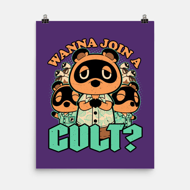Raccoon Island Cult-None-Matte-Poster-Studio Mootant