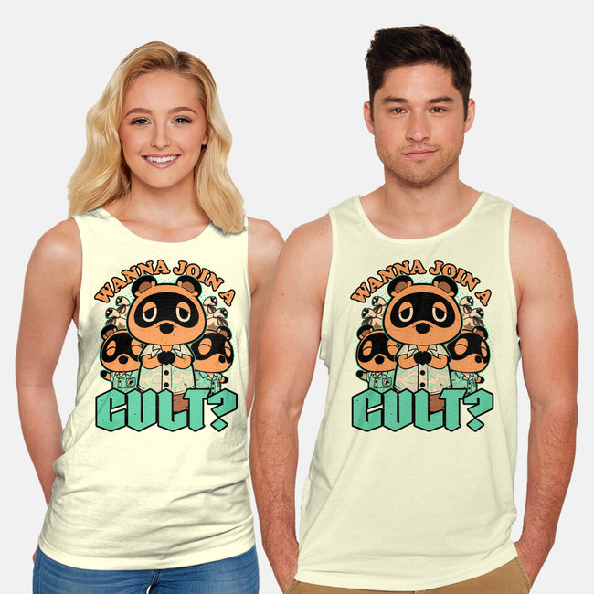 Raccoon Island Cult-Unisex-Basic-Tank-Studio Mootant