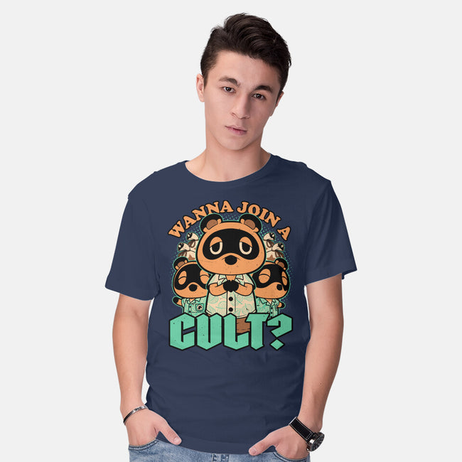 Raccoon Island Cult-Mens-Basic-Tee-Studio Mootant