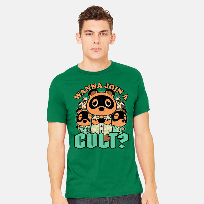 Raccoon Island Cult-Mens-Heavyweight-Tee-Studio Mootant