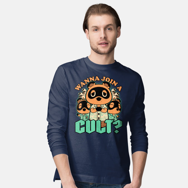 Raccoon Island Cult-Mens-Long Sleeved-Tee-Studio Mootant