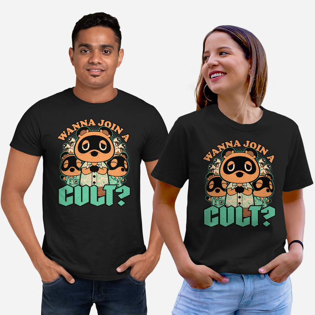 Raccoon Island Cult-Unisex-Basic-Tee-Studio Mootant