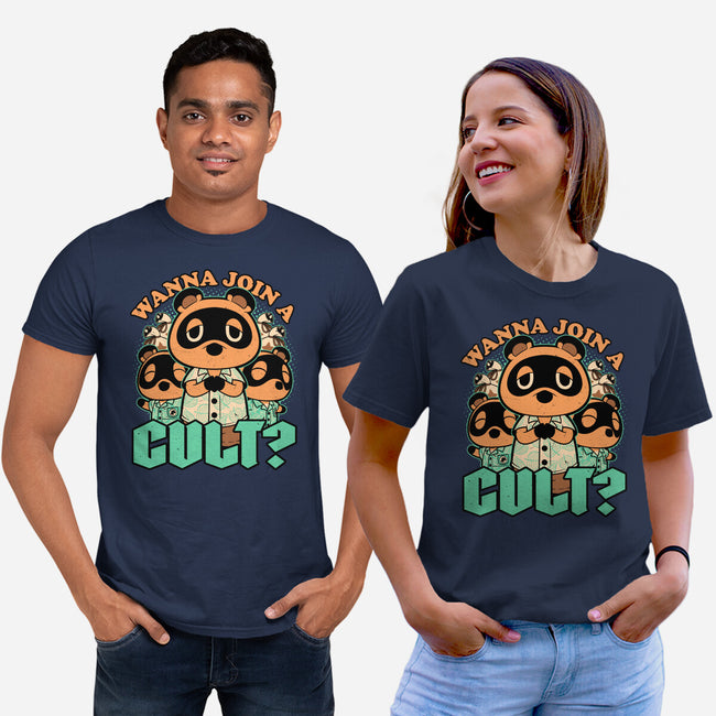 Raccoon Island Cult-Unisex-Basic-Tee-Studio Mootant
