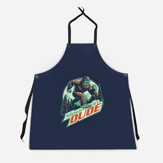 Sasquatch Mountain Drink-Unisex-Kitchen-Apron-Studio Mootant