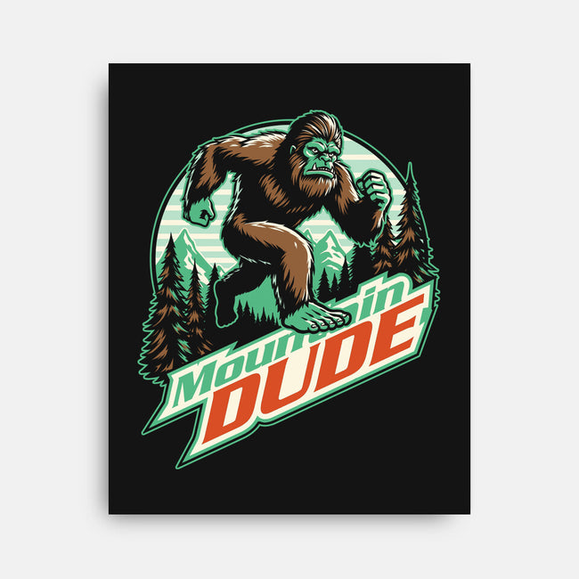 Sasquatch Mountain Drink-None-Stretched-Canvas-Studio Mootant