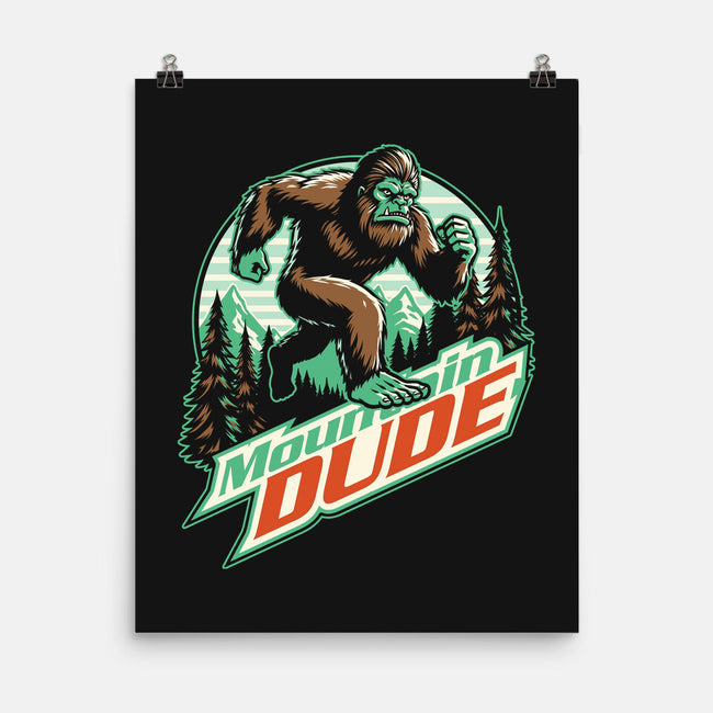 Sasquatch Mountain Drink-None-Matte-Poster-Studio Mootant