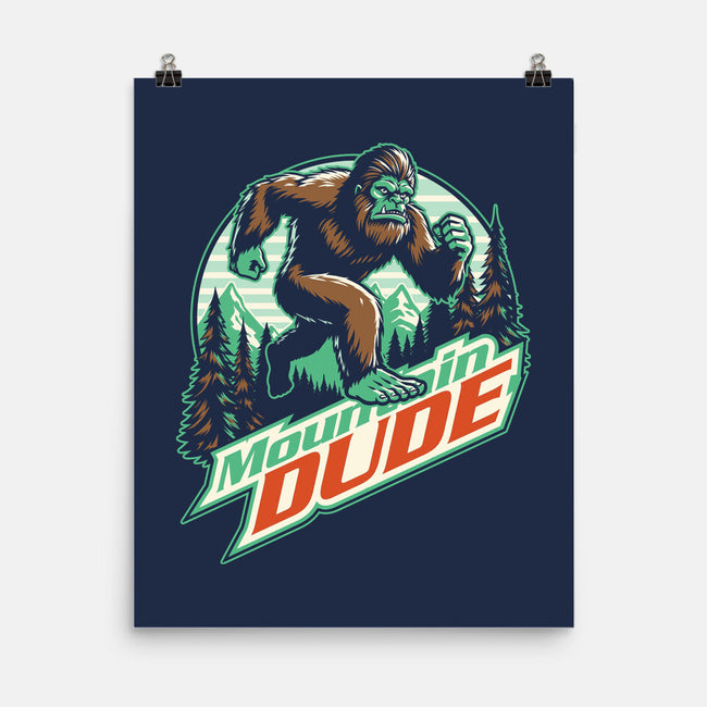 Sasquatch Mountain Drink-None-Matte-Poster-Studio Mootant
