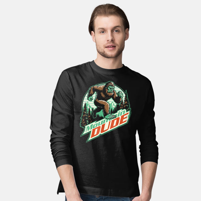 Sasquatch Mountain Drink-Mens-Long Sleeved-Tee-Studio Mootant