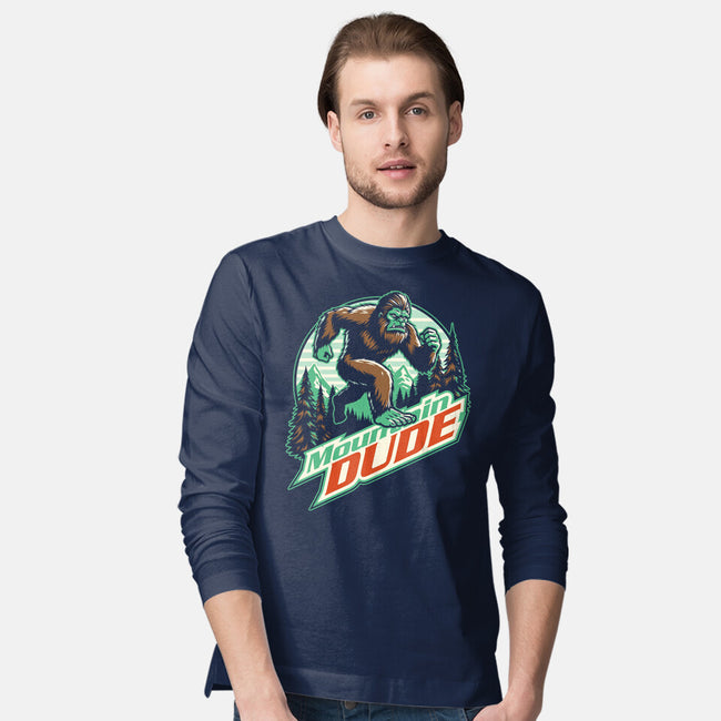 Sasquatch Mountain Drink-Mens-Long Sleeved-Tee-Studio Mootant