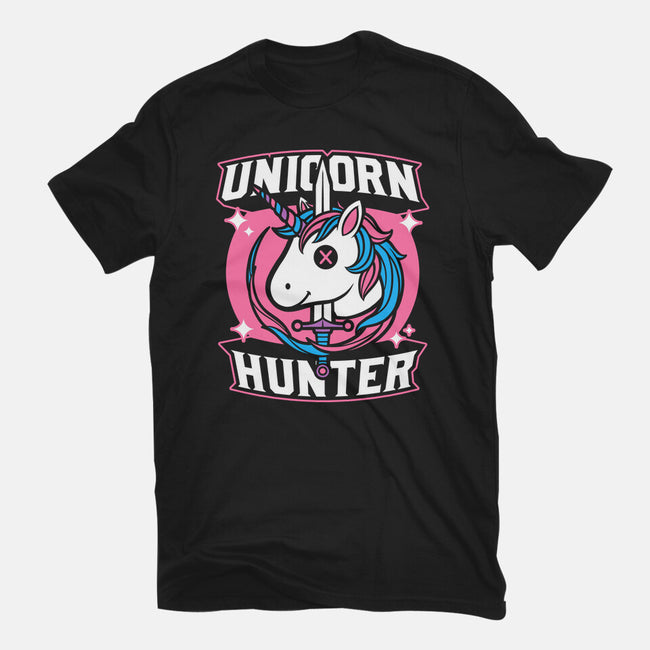 Unicorn Hunter-Mens-Basic-Tee-Studio Mootant