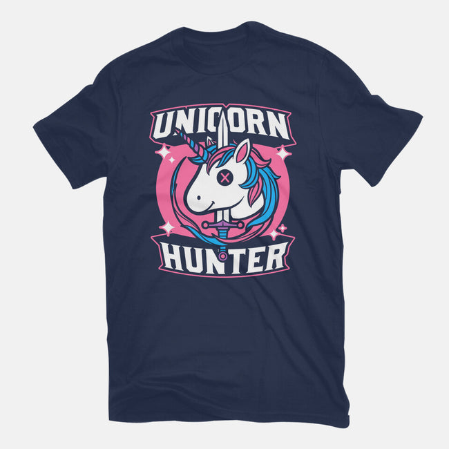 Unicorn Hunter-Womens-Fitted-Tee-Studio Mootant