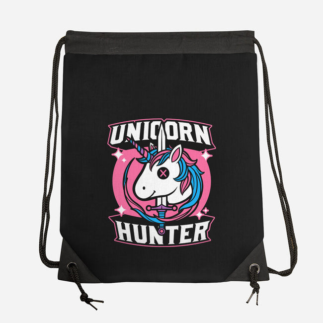 Unicorn Hunter-None-Drawstring-Bag-Studio Mootant