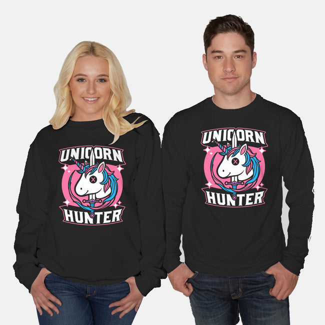 Unicorn Hunter-Unisex-Crew Neck-Sweatshirt-Studio Mootant