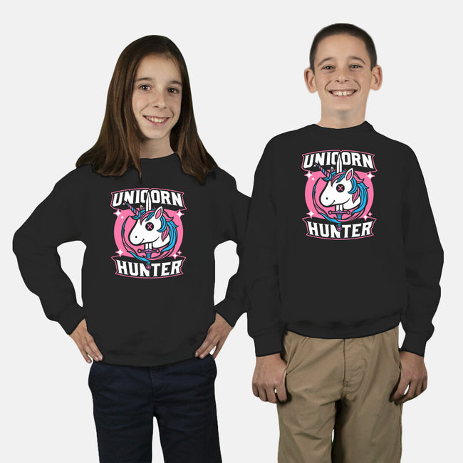 Unicorn Hunter-Youth-Crew Neck-Sweatshirt-Studio Mootant