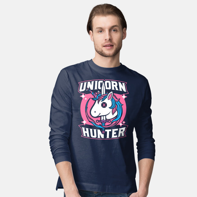 Unicorn Hunter-Mens-Long Sleeved-Tee-Studio Mootant