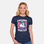 Unicorn Hunter-Womens-Fitted-Tee-Studio Mootant