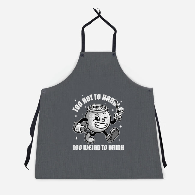 Witch Magic Cauldron-Unisex-Kitchen-Apron-Studio Mootant