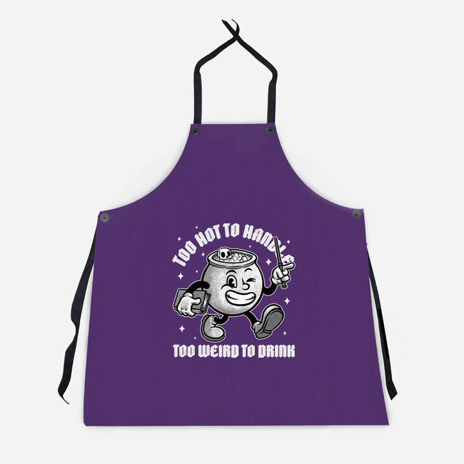 Witch Magic Cauldron-Unisex-Kitchen-Apron-Studio Mootant