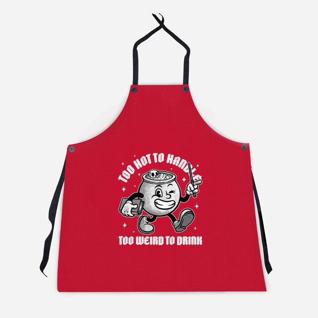 Witch Magic Cauldron-Unisex-Kitchen-Apron-Studio Mootant