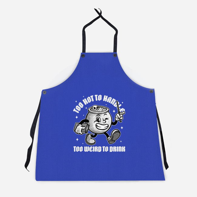 Witch Magic Cauldron-Unisex-Kitchen-Apron-Studio Mootant