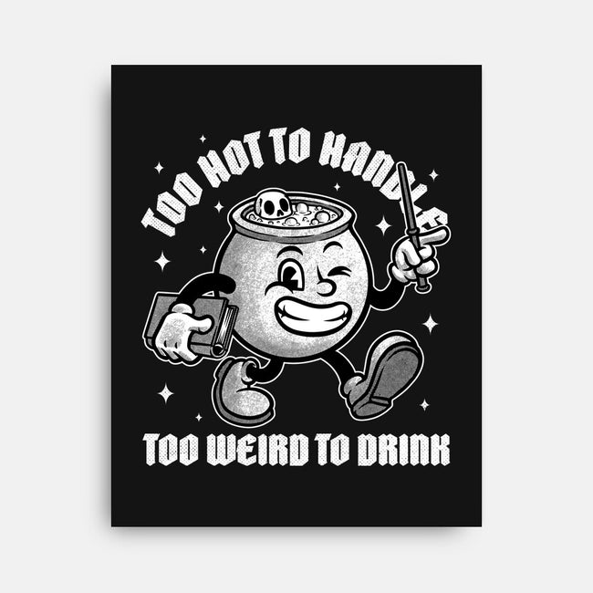 Witch Magic Cauldron-None-Stretched-Canvas-Studio Mootant