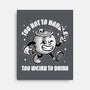 Witch Magic Cauldron-None-Stretched-Canvas-Studio Mootant