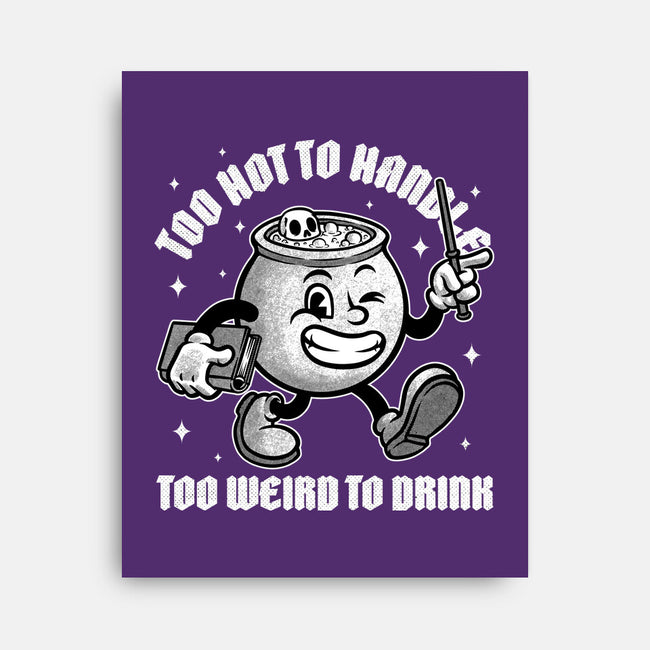 Witch Magic Cauldron-None-Stretched-Canvas-Studio Mootant