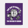 Witch Magic Cauldron-None-Stretched-Canvas-Studio Mootant