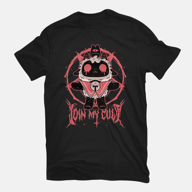 Demon Lamb Lord-Womens-Fitted-Tee-Studio Mootant