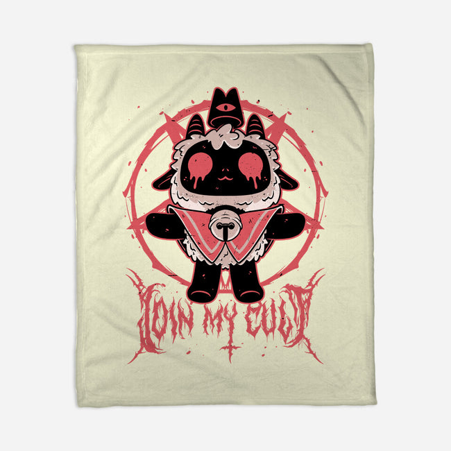 Demon Lamb Lord-None-Fleece-Blanket-Studio Mootant