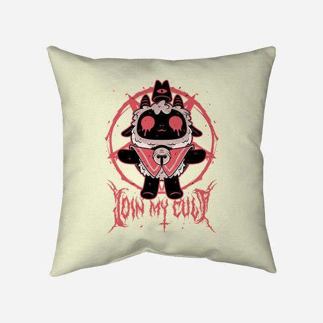 Demon Lamb Lord-None-Removable Cover w Insert-Throw Pillow-Studio Mootant