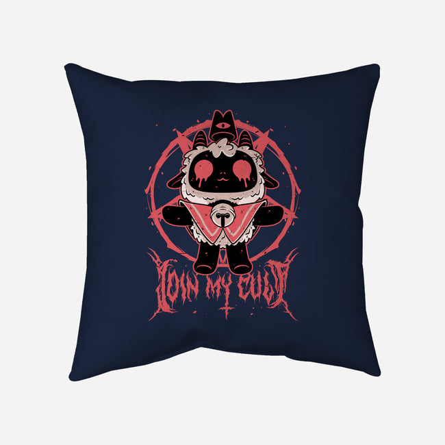 Demon Lamb Lord-None-Removable Cover w Insert-Throw Pillow-Studio Mootant