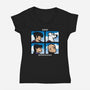 Metropolis Days-Womens-V-Neck-Tee-jrberger