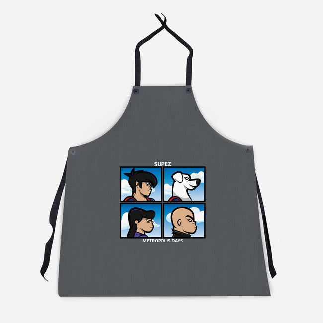 Metropolis Days-Unisex-Kitchen-Apron-jrberger