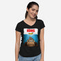 Kongs-Womens-V-Neck-Tee-Barbadifuoco