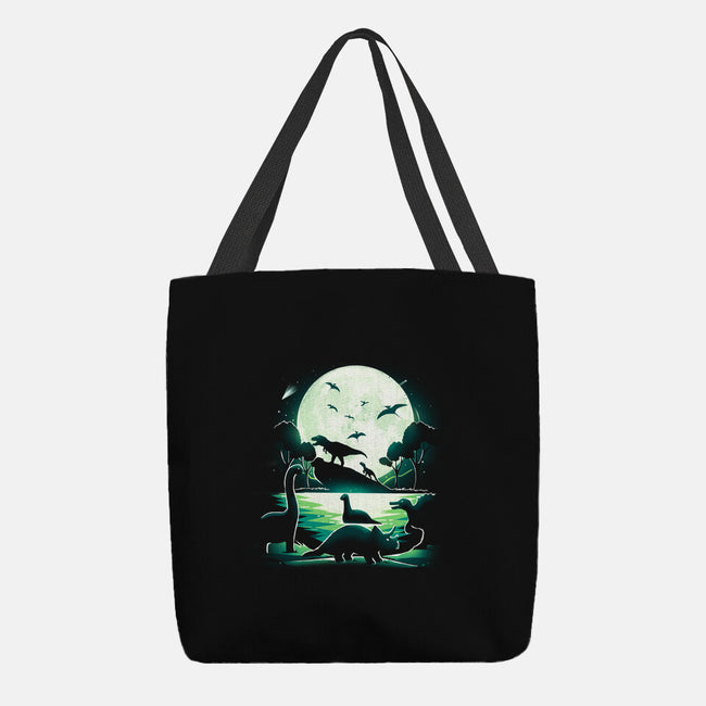 Jurassic Dinosaurs-None-Basic Tote-Bag-Vallina84