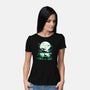 Jurassic Dinosaurs-Womens-Basic-Tee-Vallina84