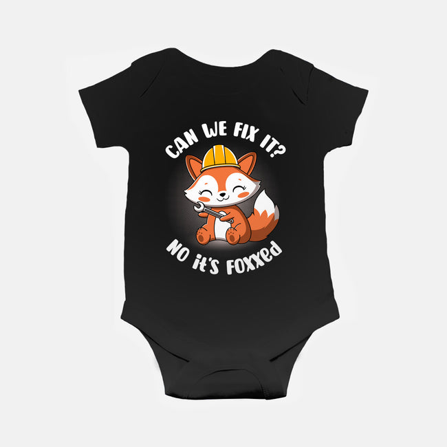 Can We Fix It Fox-Baby-Basic-Onesie-rocketman_art