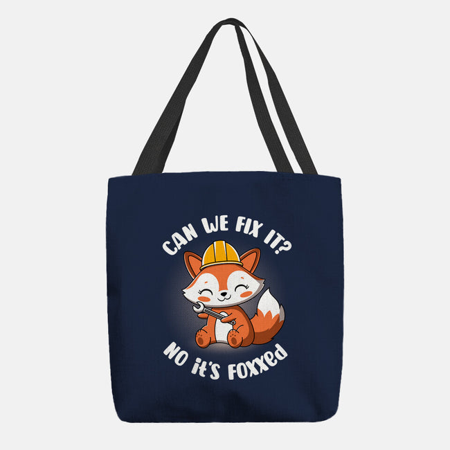 Can We Fix It Fox-None-Basic Tote-Bag-rocketman_art