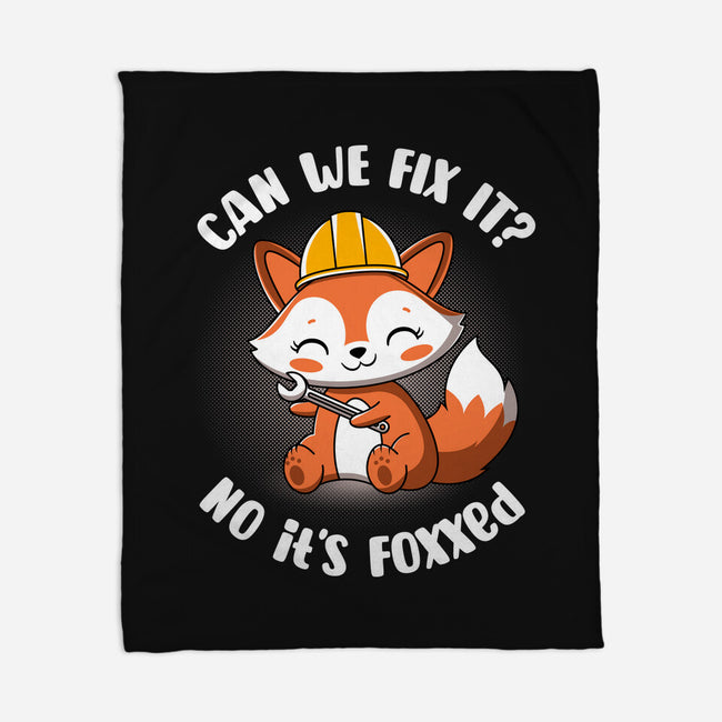Can We Fix It Fox-None-Fleece-Blanket-rocketman_art
