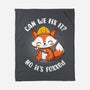 Can We Fix It Fox-None-Fleece-Blanket-rocketman_art